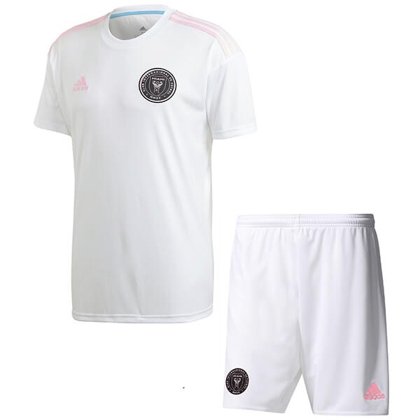 Camiseta Inter Miami Replica Segunda Ropa Niños 2020/21 Blanco